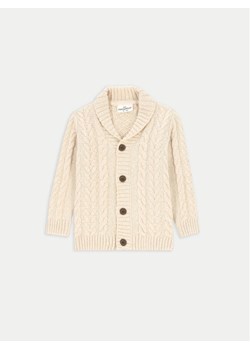 Coccodrillo Kardigan ZC4172201EBB Beżowy Regular Fit ze sklepu MODIVO w kategorii Bluzy i swetry - zdjęcie 182615563