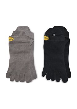 Vibram Fivefingers Zestaw 2 par stopek unisex Pack Sock S15N23P Czarny ze sklepu MODIVO w kategorii Skarpetki dziecięce - zdjęcie 182615770