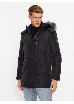 Guess Parka M3BL20 WFOW2 Czarny Regular Fit ze sklepu MODIVO w kategorii Parki męskie - zdjęcie 182616060