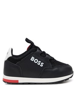 BOSS Sneakersy J52167 S Czarny ze sklepu MODIVO w kategorii Buty sportowe dziecięce - zdjęcie 182616081