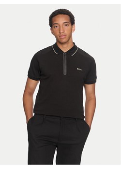 Boss Polo Philix 50519760 Czarny Regular Fit ze sklepu MODIVO w kategorii T-shirty męskie - zdjęcie 182616092