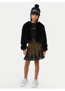 Karl Lagerfeld Kids Sukienka codzienna Z30189 S Czarny Regular Fit ze sklepu MODIVO w kategorii Sukienki dziewczęce - zdjęcie 182616101