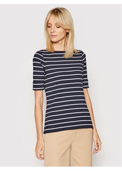 Lauren Ralph Lauren Bluzka 200701085002 Granatowy Slim Fit ze sklepu MODIVO w kategorii Bluzki damskie - zdjęcie 182616120