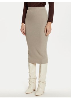 Vero Moda Spódnica ołówkowa Fantastic 10320638 Szary Slim Fit ze sklepu MODIVO w kategorii Spódnice - zdjęcie 182616132