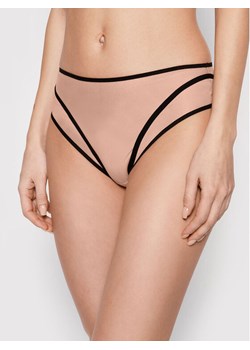 Undress Code Figi klasyczne z wysokim stanem Something Classy 384 Beżowy ze sklepu MODIVO w kategorii Majtki damskie - zdjęcie 182616183