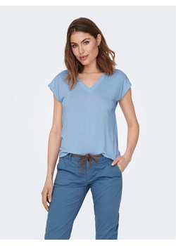 ONLY T-Shirt Free 15287041 Błękitny Regular Fit ze sklepu MODIVO w kategorii Bluzki damskie - zdjęcie 182616191