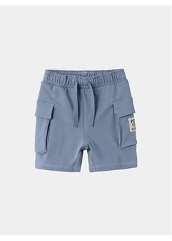 NAME IT Szorty materiałowe Dylan 13228567 Niebieski Regular Fit ze sklepu MODIVO w kategorii Spodenki chłopięce - zdjęcie 182616200