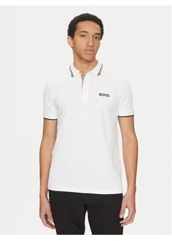BOSS Polo Paddy Pro 50469102 Beżowy Regular Fit ze sklepu MODIVO w kategorii T-shirty męskie - zdjęcie 182616203