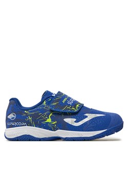 Joma Buty do piłki nożnej Super Copa Jr Indoor SCJW2404INV Niebieski ze sklepu MODIVO w kategorii Buty sportowe dziecięce - zdjęcie 182616242