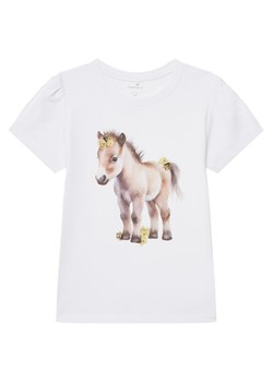 NAME IT T-Shirt Hani 13243178 Biały Standard Fit ze sklepu MODIVO w kategorii Bluzki dziewczęce - zdjęcie 182616341