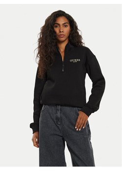 Guess Bluza V4BQ18 KCHX0 Czarny Regular Fit ze sklepu MODIVO w kategorii Bluzy damskie - zdjęcie 182616351