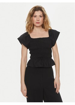 Brave Soul Bluzka LWT-624CERYS Czarny Straight Fit ze sklepu MODIVO w kategorii Bluzki damskie - zdjęcie 182616352