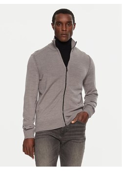 Boss Sweter Avac_Fz 50501750 Szary Regular Fit ze sklepu MODIVO w kategorii Swetry męskie - zdjęcie 182616360