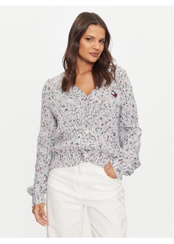 Tommy Jeans Kardigan Marled DW0DW18672 Kolorowy Regular Fit ze sklepu MODIVO w kategorii Swetry damskie - zdjęcie 182616411