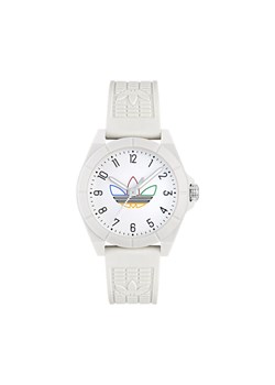 adidas Zegarek Project Four AOST24570 Biały ze sklepu MODIVO w kategorii Zegarki - zdjęcie 182616474