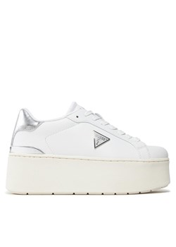 Guess Sneakersy Willen FLPWLL LEL12 Biały ze sklepu MODIVO w kategorii Buty sportowe damskie - zdjęcie 182616581
