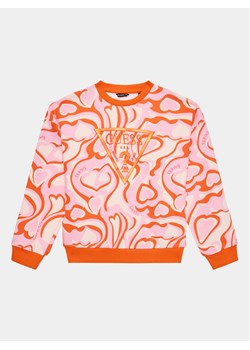 Guess Bluza J3YQ05 KA6R3 Kolorowy Regular Fit ze sklepu MODIVO w kategorii Bluzy dziewczęce - zdjęcie 182616620