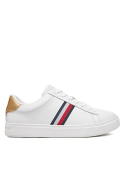 Tommy Hilfiger Sneakersy Essential Court Sneaker FW0FW08321 Biały ze sklepu MODIVO w kategorii Buty sportowe damskie - zdjęcie 182616754