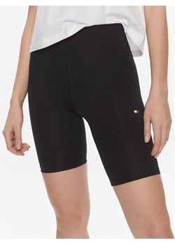 Tommy Hilfiger Kolarki Essentials Hw Flag Fitted Short WW0WW41112 Granatowy Skinny Fit ze sklepu MODIVO w kategorii Szorty - zdjęcie 182616783