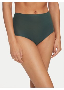 Chantelle Figi klasyczne z wysokim stanem Soft Stretch C26470 Zielony ze sklepu MODIVO w kategorii Majtki damskie - zdjęcie 182616812