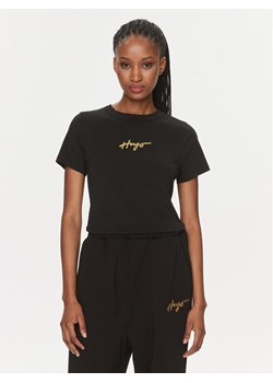 Hugo T-Shirt Classic 50508289 Czarny Regular Fit ze sklepu MODIVO w kategorii Bluzki damskie - zdjęcie 182616822