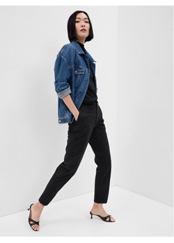 Gap Spodnie materiałowe 541213-04 Czarny Regular Fit ze sklepu MODIVO w kategorii Spodnie damskie - zdjęcie 182616894