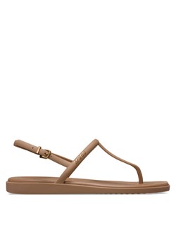 Crocs Sandały Miami Thong Flip 209793 Brązowy ze sklepu MODIVO w kategorii Sandały damskie - zdjęcie 182616972