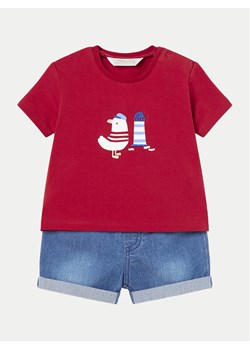 Mayoral Komplet t-shirt i spodenki 1209 Czerwony Regular Fit ze sklepu MODIVO w kategorii Komplety niemowlęce - zdjęcie 182616982