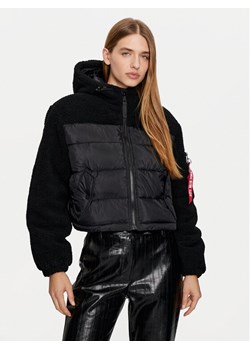 Alpha Industries Kurtka zimowa 138001 Czarny Regular Fit ze sklepu MODIVO w kategorii Kurtki damskie - zdjęcie 182617083