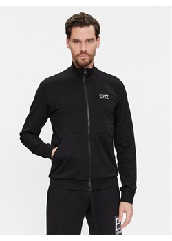 EA7 Emporio Armani Bluza 3DPM61 PJ05Z 1200 Czarny Regular Fit ze sklepu MODIVO w kategorii Bluzy męskie - zdjęcie 182617124