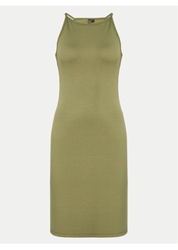 Pieces Sukienka dzianinowa Ostina 17124786 Zielony Slim Fit ze sklepu MODIVO w kategorii Sukienki - zdjęcie 182617282