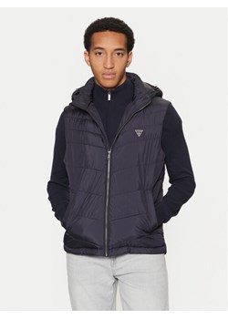 Guess Kamizelka M5RN21 WCQA2 Granatowy Regular Fit ze sklepu MODIVO w kategorii Kamizelki męskie - zdjęcie 182617342