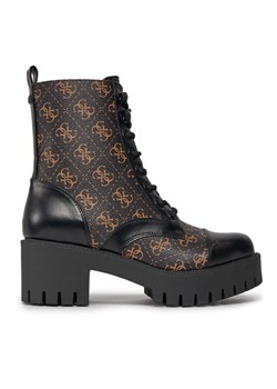 Guess Botki FL8WAP FAL10 Brązowy ze sklepu MODIVO w kategorii Workery damskie - zdjęcie 182617361