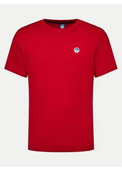 North Sails T-Shirt Bollo 692970 Czerwony Regular Fit ze sklepu MODIVO w kategorii T-shirty męskie - zdjęcie 182617444