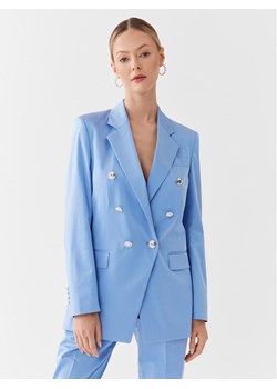 Boss Marynarka 50491291 Błękitny Regular Fit ze sklepu MODIVO w kategorii Marynarki damskie - zdjęcie 182617490