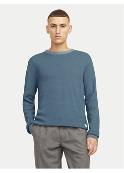 Jack&Jones Sweter Globe 12258139 Niebieski Regular Fit ze sklepu MODIVO w kategorii Swetry męskie - zdjęcie 182617500