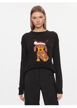 Brave Soul Sweter LKX-230XMASDOG Czarny Regular Fit ze sklepu MODIVO w kategorii Swetry damskie - zdjęcie 182617572