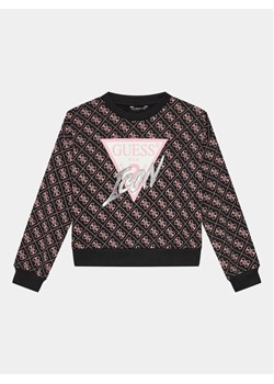 Guess Bluza J4RQ00 KA6R3 Czarny Regular Fit ze sklepu MODIVO w kategorii Bluzy chłopięce - zdjęcie 182617653