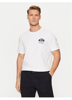 Tommy Hilfiger T-Shirt MW0MW38076 Biały Regular Fit ze sklepu MODIVO w kategorii T-shirty męskie - zdjęcie 182617674