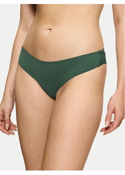Triumph Figi brazylijskie Lovely Micro 10182554 Zielony ze sklepu MODIVO w kategorii Majtki damskie - zdjęcie 182617710