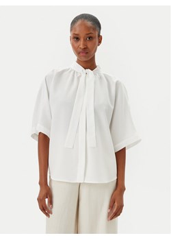 Marc O'Polo Bluzka 503 0840 41013 Biały Relaxed Fit ze sklepu MODIVO w kategorii Bluzki damskie - zdjęcie 182617912