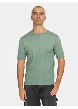 Only & Sons T-Shirt Wyler 22022928 Zielony Regular Fit ze sklepu MODIVO w kategorii T-shirty męskie - zdjęcie 182617952