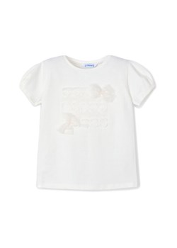 Mayoral T-Shirt 3001 Écru Regular Fit ze sklepu MODIVO w kategorii Bluzki dziewczęce - zdjęcie 182617953
