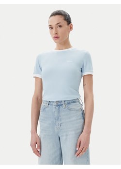 Guess T-Shirt V5GP08 KCRN2 Błękitny Regular Fit ze sklepu MODIVO w kategorii Bluzki damskie - zdjęcie 182617994