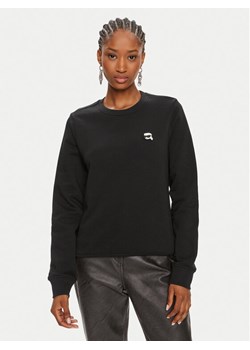 KARL LAGERFELD Bluza Ikonik 2.0 245W1810 Czarny Regular Fit ze sklepu MODIVO w kategorii Bluzy damskie - zdjęcie 182618041