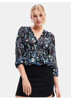 Desigual Bluzka 23WWBW06 Czarny Regular Fit ze sklepu MODIVO w kategorii Bluzki damskie - zdjęcie 182618051