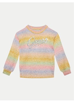 Guess Sweter J4YR03 Z3G50 Kolorowy Regular Fit ze sklepu MODIVO w kategorii Swetry dziewczęce - zdjęcie 182618090