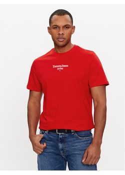 Tommy Jeans T-Shirt 85 Entry DM0DM18569 Czerwony Regular Fit ze sklepu MODIVO w kategorii T-shirty męskie - zdjęcie 182618143