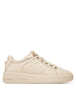 Guess Sneakersy FLJRON FAL12 Beżowy ze sklepu MODIVO w kategorii Buty sportowe damskie - zdjęcie 182618191