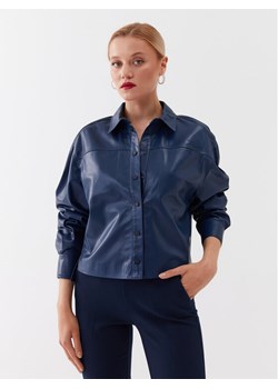 KARL LAGERFELD Koszula 230W1607 Niebieski Regular Fit ze sklepu MODIVO w kategorii Koszule damskie - zdjęcie 182618210